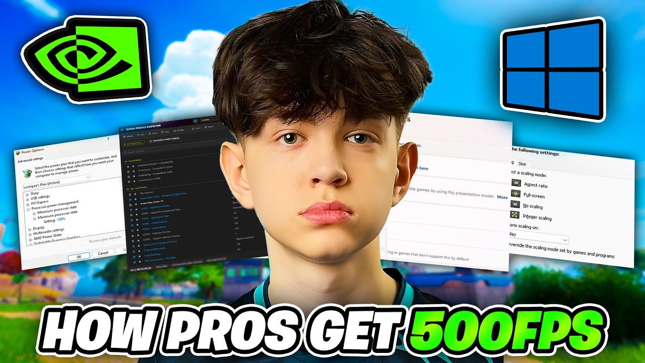 Как профи получают БЕШЕНЫЙ FPS и 0 задержки ввода в Fortnite 🟢 (Оптимизация Windows 11)