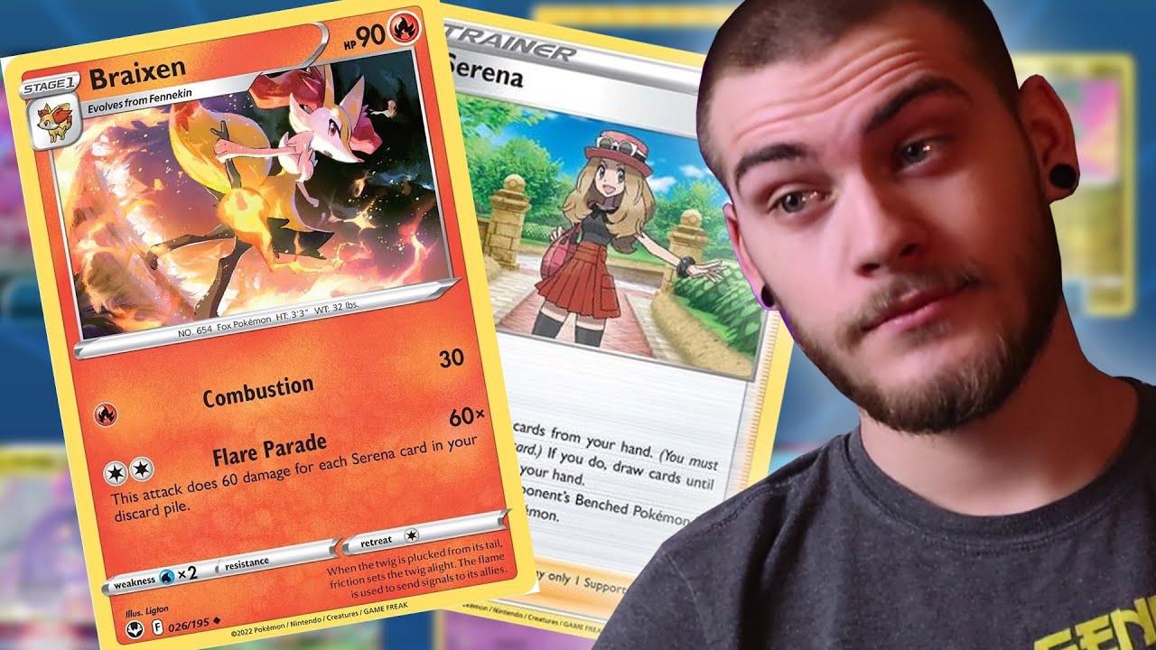 Take Out VStars With Braixen / Serena Combo! - Pokemon TCGO