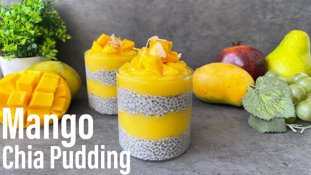 Healthy Mango Chia Pudding | How To Make Mango Chia Pudding | MANGO CHIA PUDDING | BEST BITES