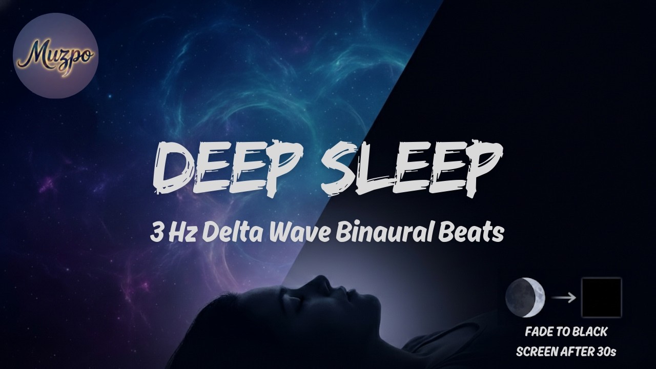 10 Hours Deep Sleep Music | 3 Hz Delta Waves Binaural Beats