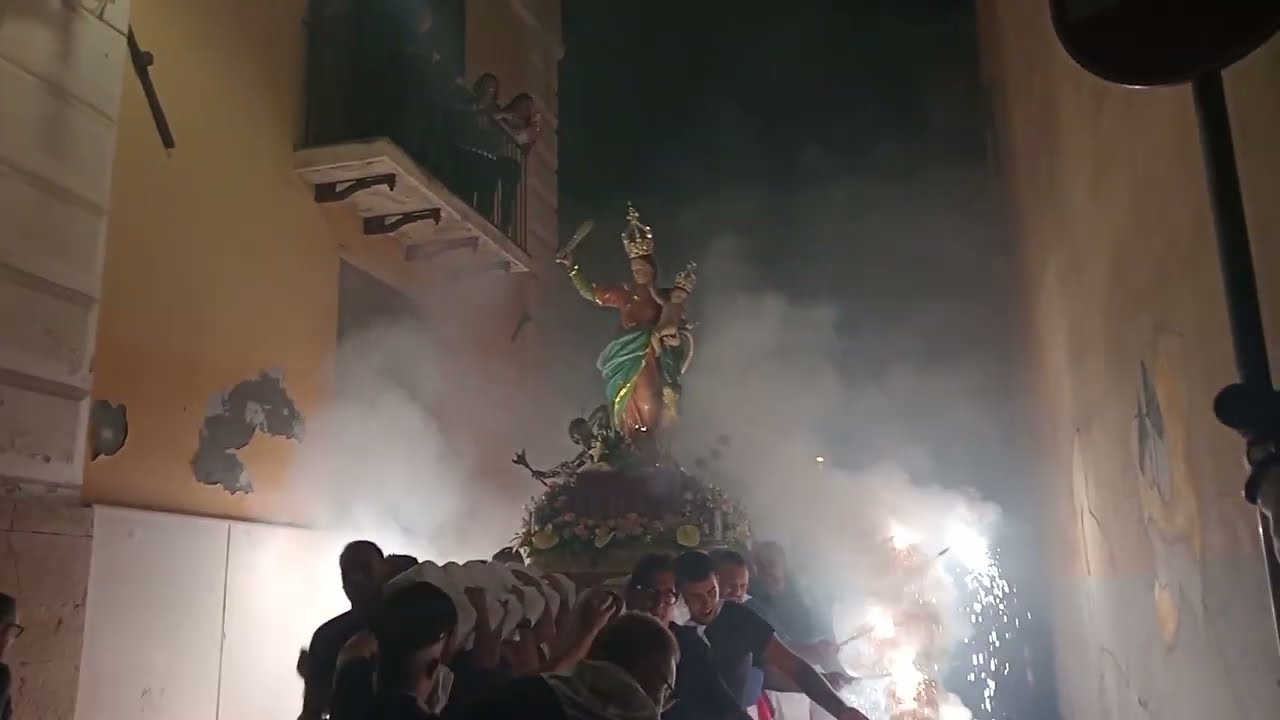 fiaccolata e rientro della processione della Madonna del soccorso Palmi 2024