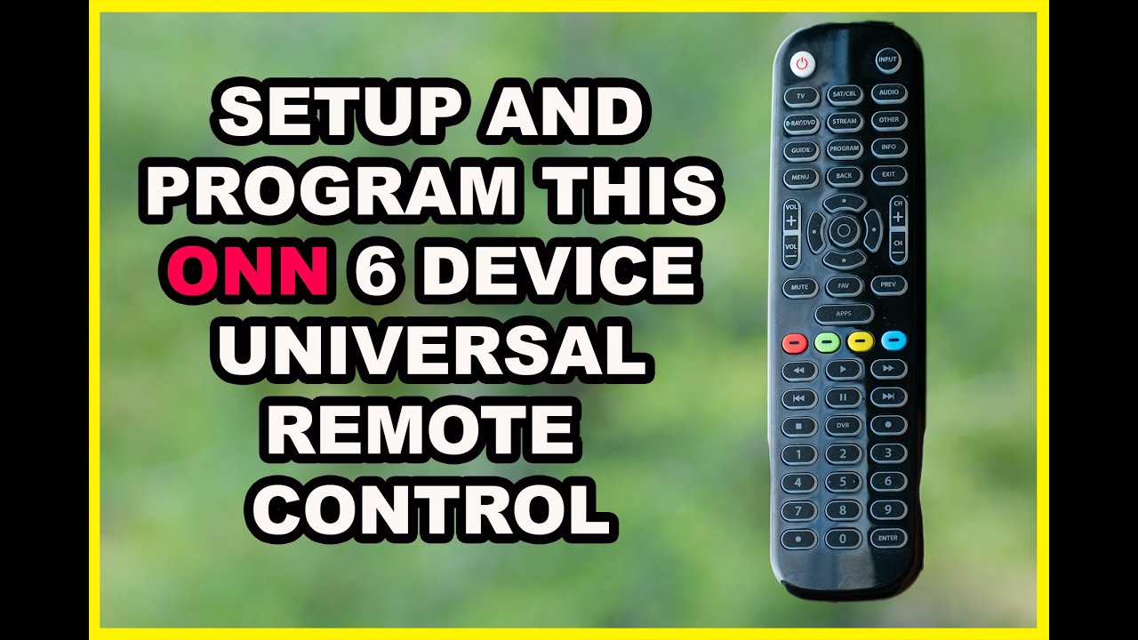 Programming This ONN 6 Device Universal Remote to ANY Device!