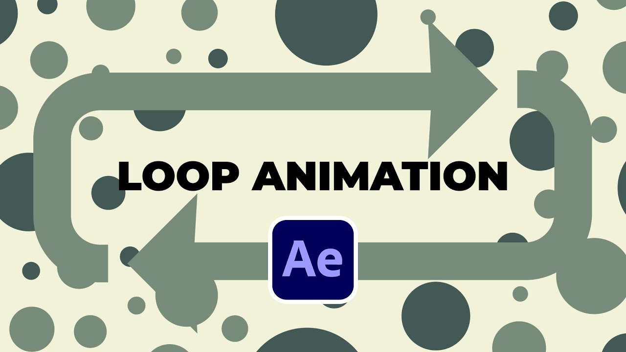 Как зациклить анимацию навсегда в After Effects | Учебник
