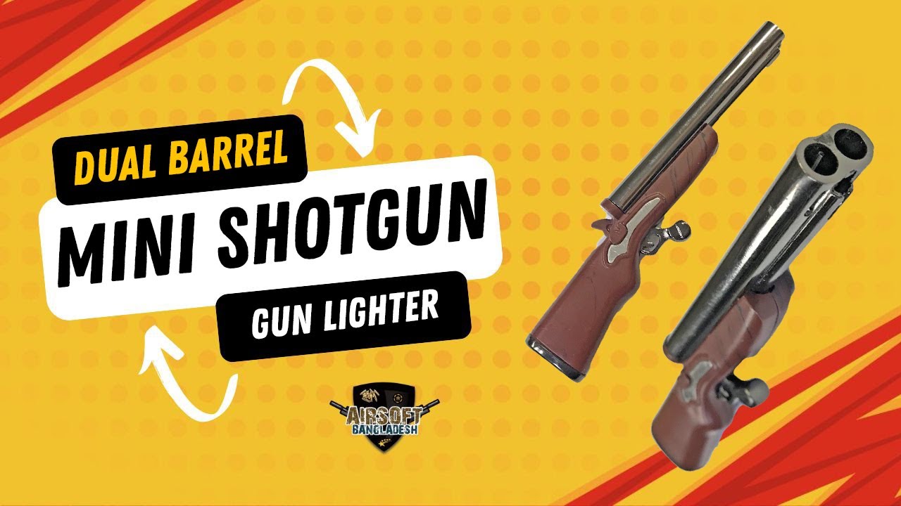 Mini Double Barrel Shotgun Lighter #gunlighter #lighter