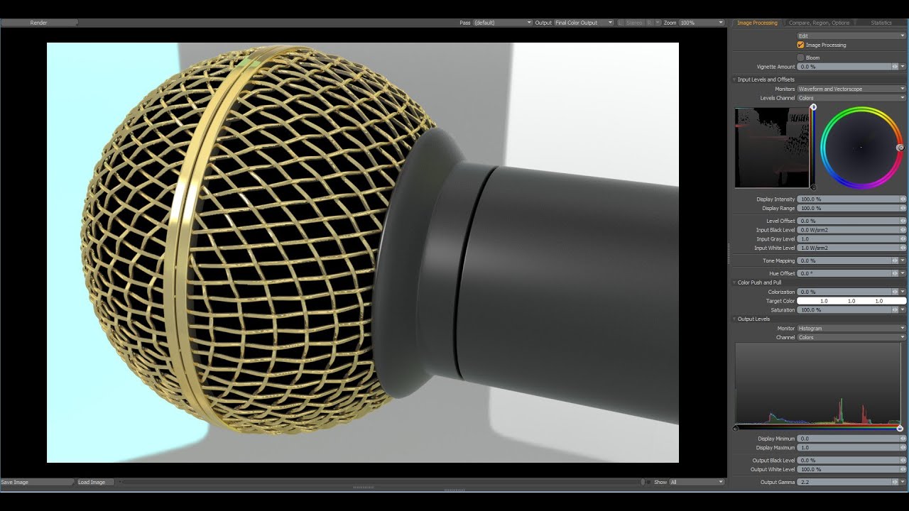 Luxology modo - Modeling a Microphone