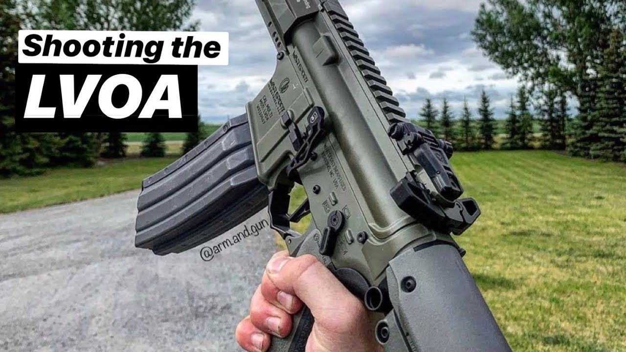 Стрельба из Warsport LVOA-C (AR-15)