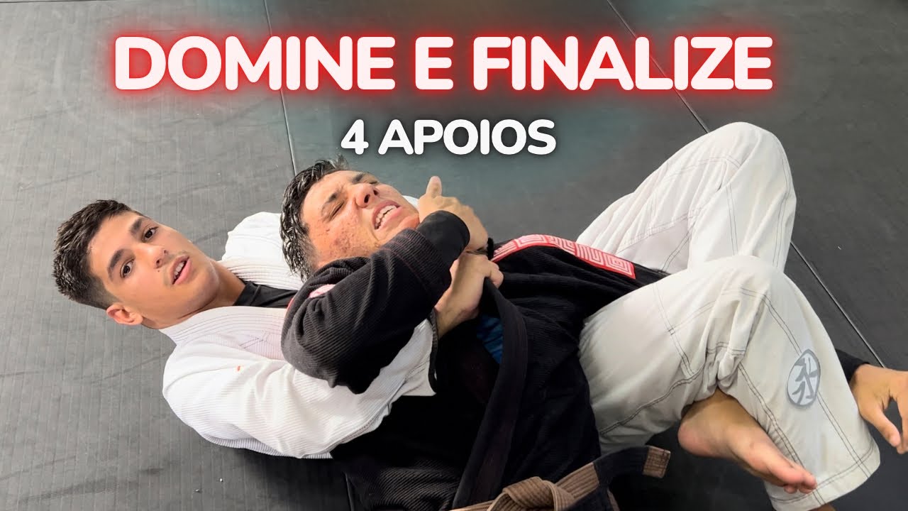 Jiu Jitsu - CONTROLES E FINALIZAÇÕES DO QUATRO APOIOS !!