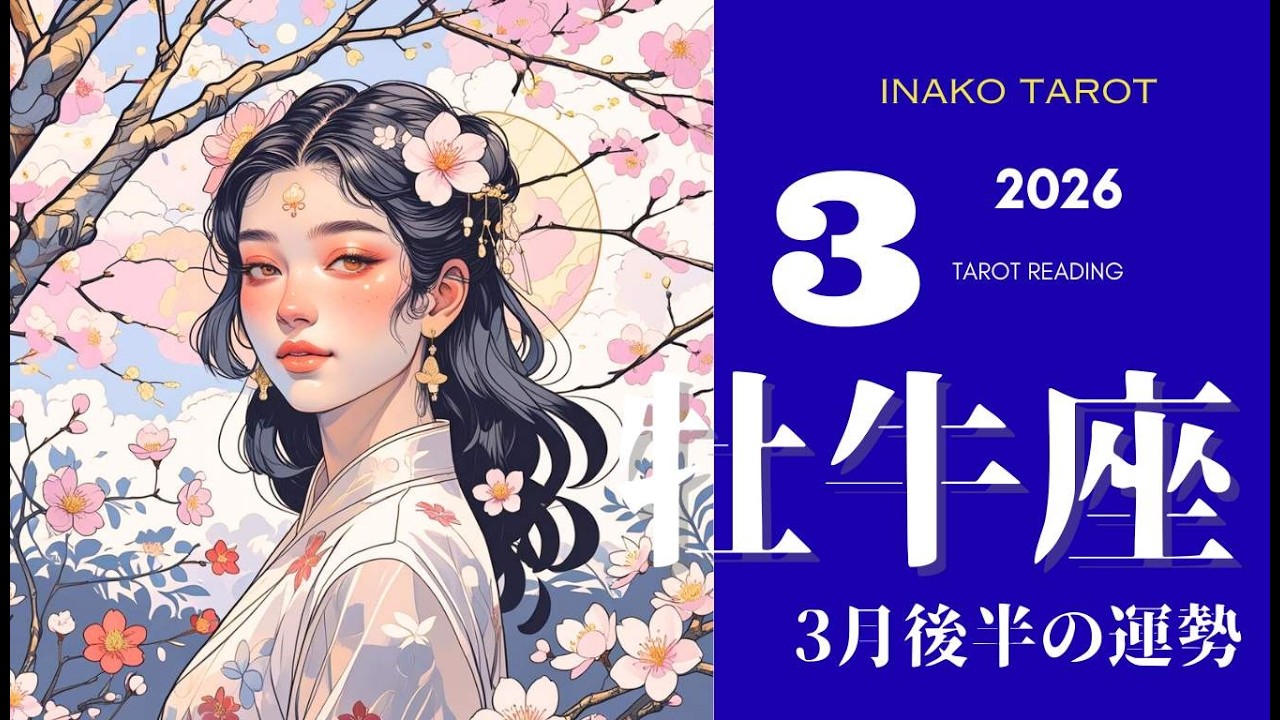 【牡牛座】3月後半の運勢｜【タロットリーディング】