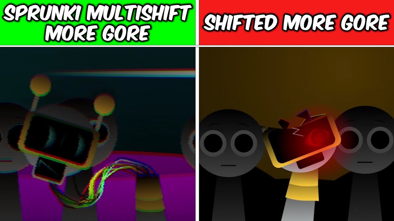 Incredibox Sprunki More Gore (New Mod) Multishift vs Shifted - Which One Wins the Battle?