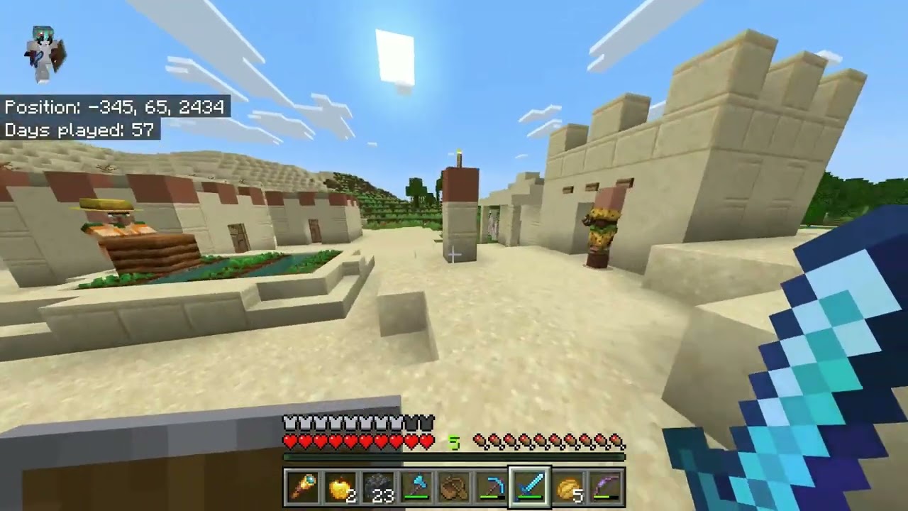 Getting the mace on my friends' Minecraft world! (Episode 3 of Minecraft Series)
