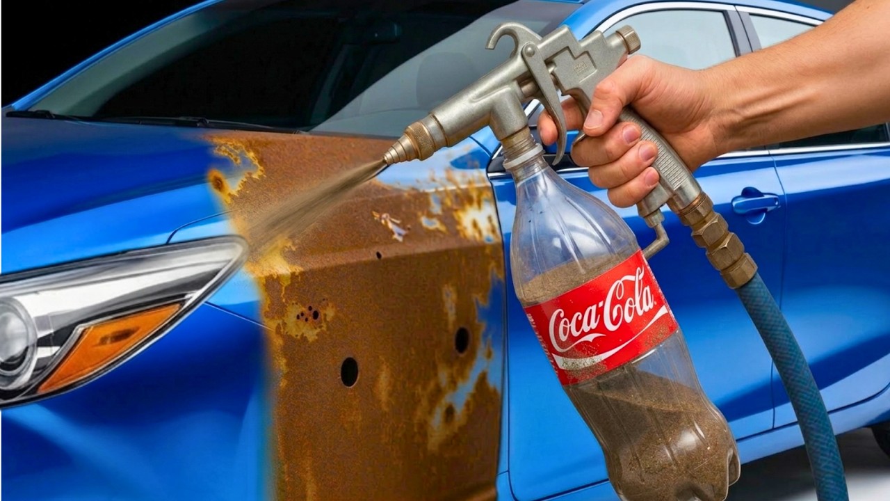 😱 How to Make a Simple Sandblaster &mdash; Genius DIY Tool You Won't Believe