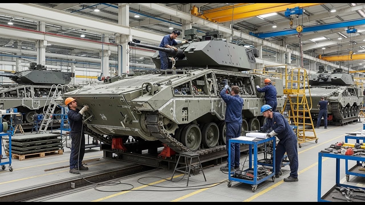 Inside the Leopard 2 Tank Factory | How Germany Builds One of the World’s Best Tanks