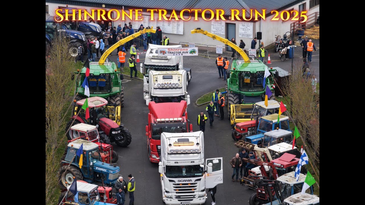 Shinrone Tractor Run in aid of Motor Neuron Ireland, Parkinson's Ireland & local Charities