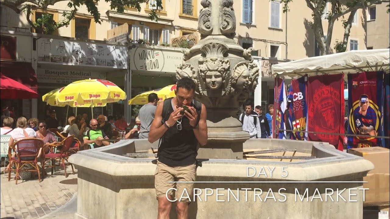 Carpentras Market is in France Day 5