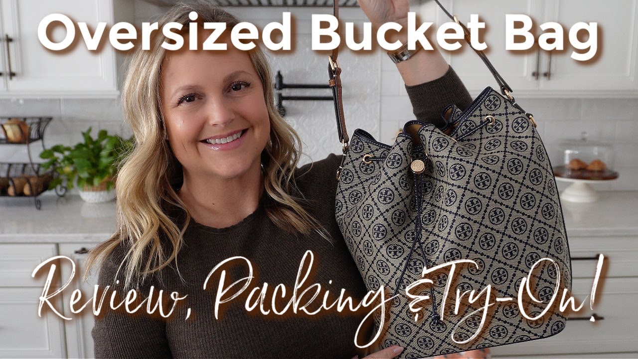 TORY BURCH | Сумка-ведро Monogram OVERSIZED! Обзор, упаковка и примерка! | GatorMOM