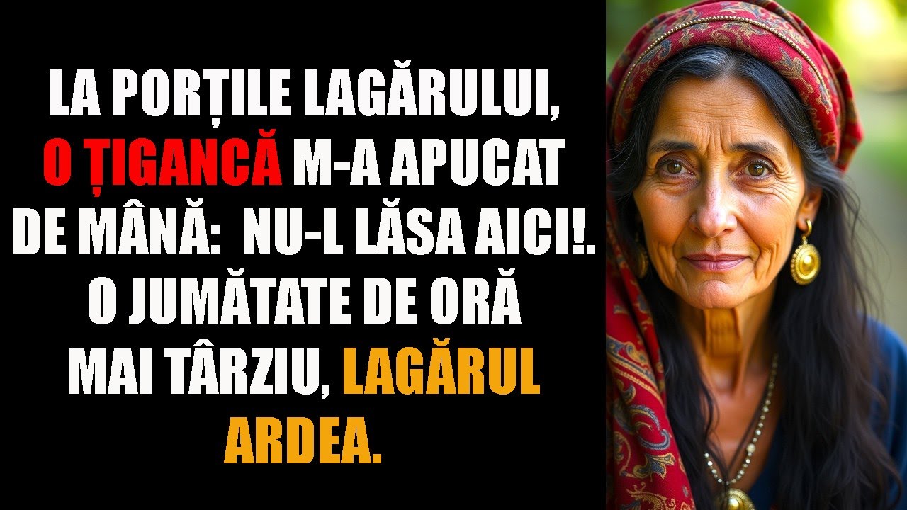 La porțile lagărului, o țigancă m-a apucat de mână. Nu-l lăsa aici. O jumătate de oră mai târziu...