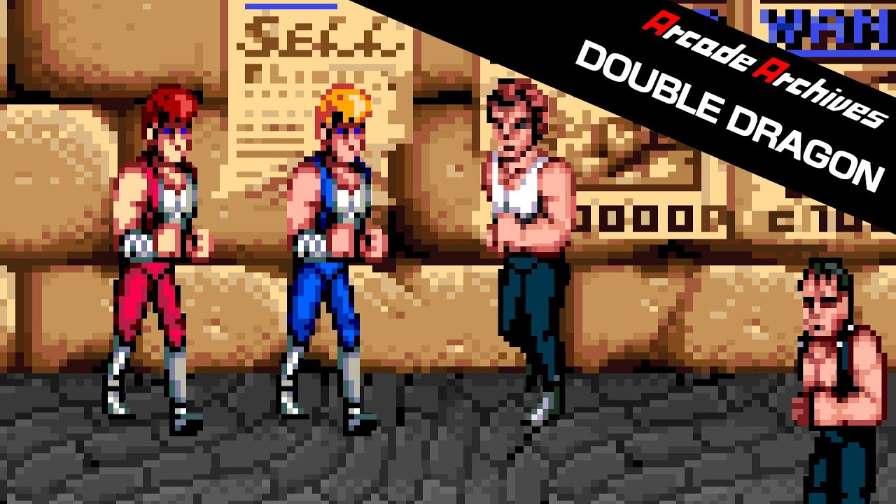 Arcade Archives DOUBLE DRAGON CO-OP Playthrough (Nintendo Switch)