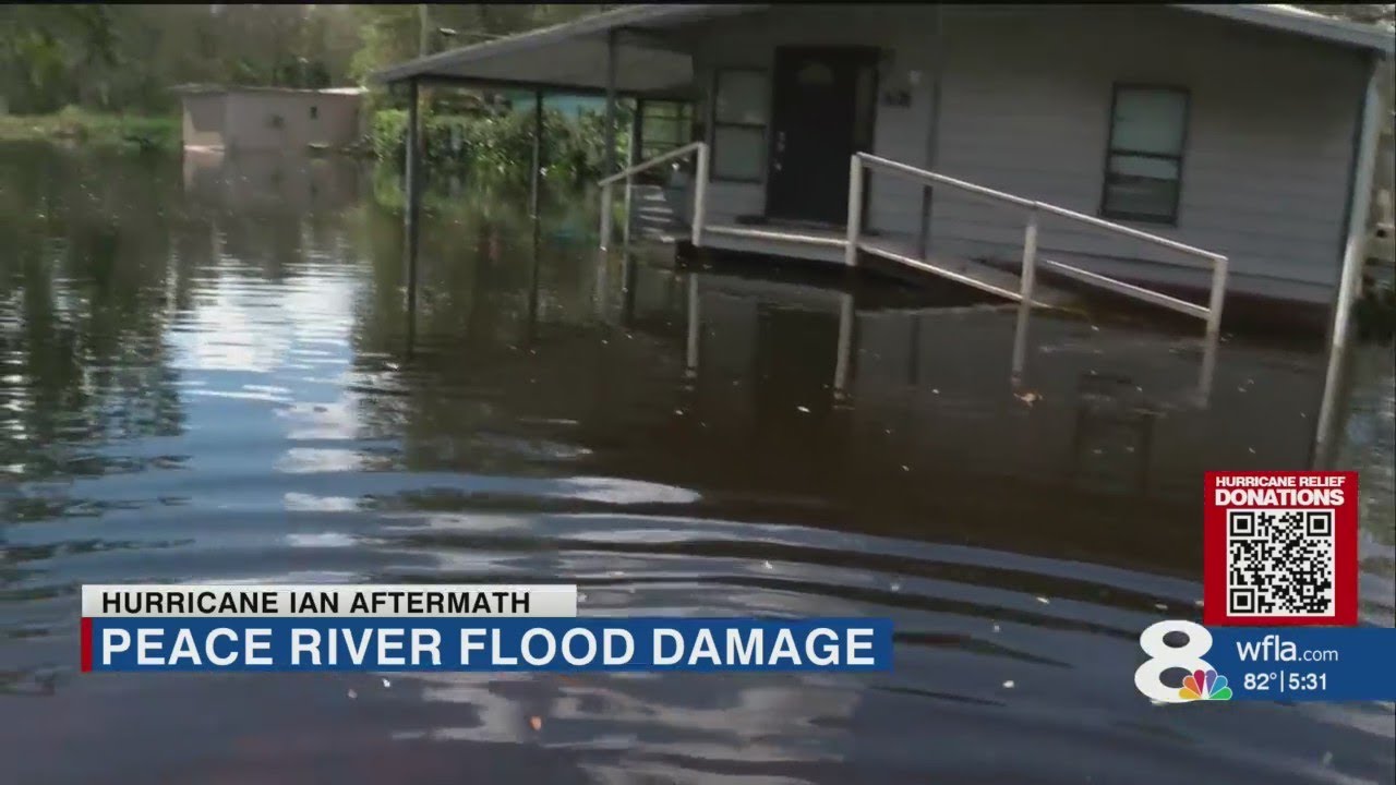 Before cleanup can begin, Peace River Village residents can only wait for flood waters to recede