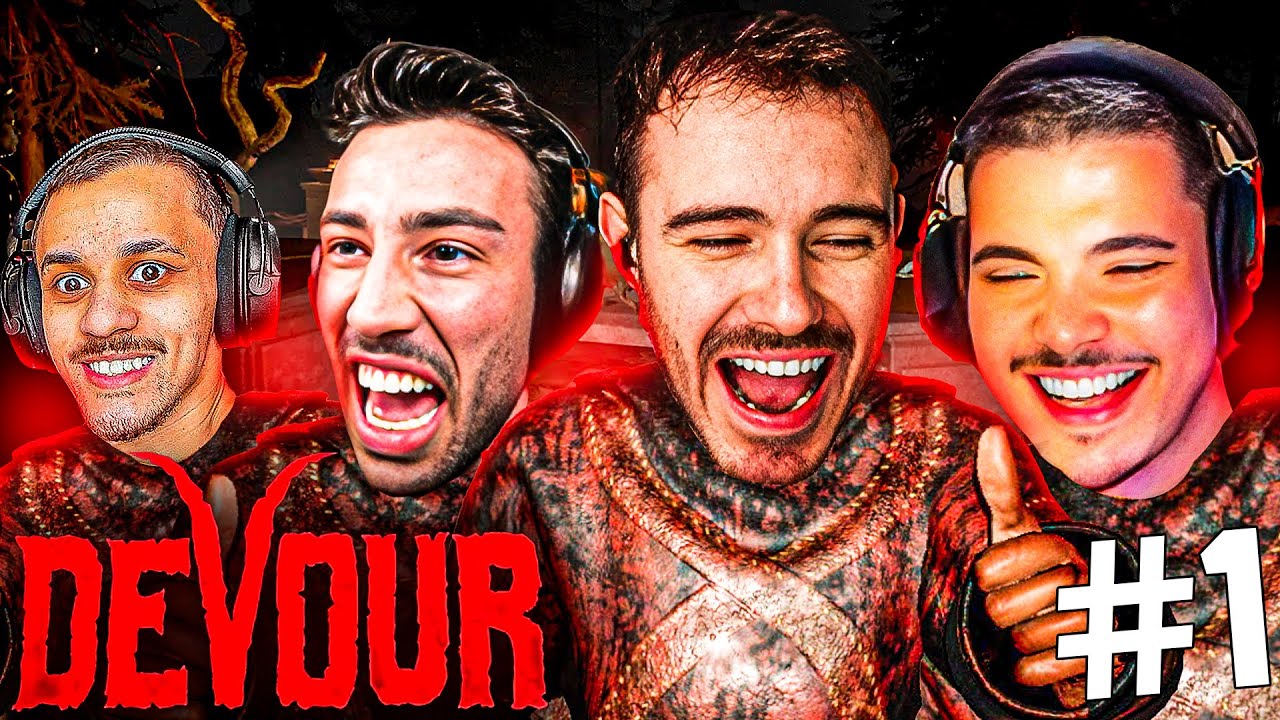 f0rsaken jogando DEVOUR com o @TcK10, @furqvlr e @guigzvlr - #1