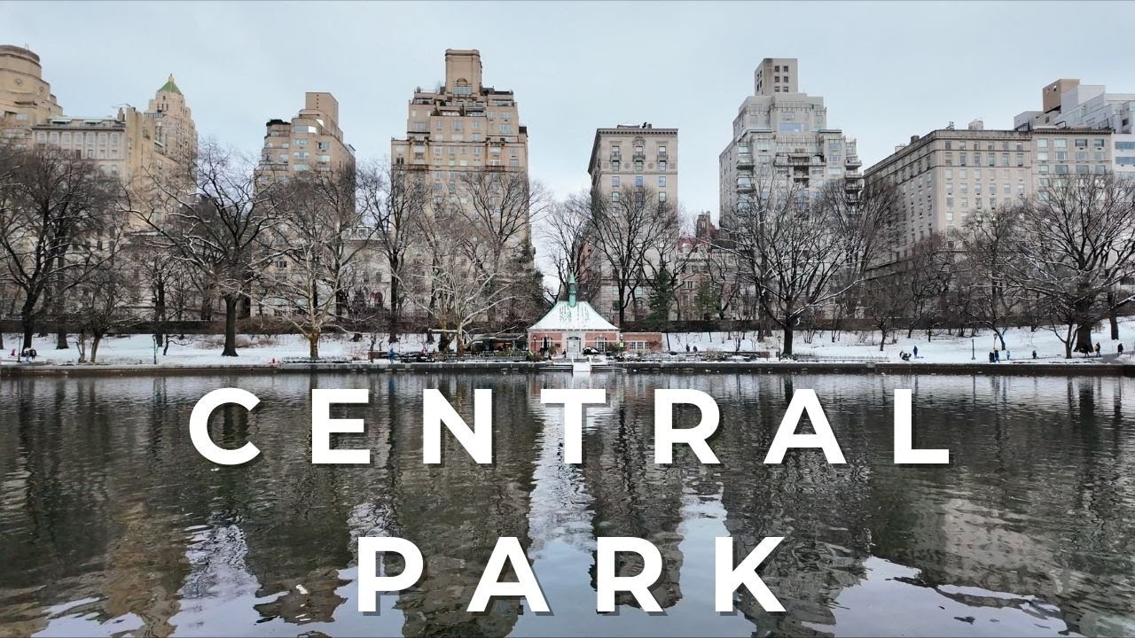 [4K] Central Park After The Snowstorm: New York Walking Tour
