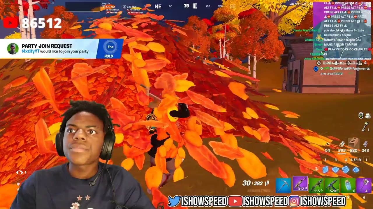 IShowSpeed Plays Fortnite And Wins *FULL VIDEO*
