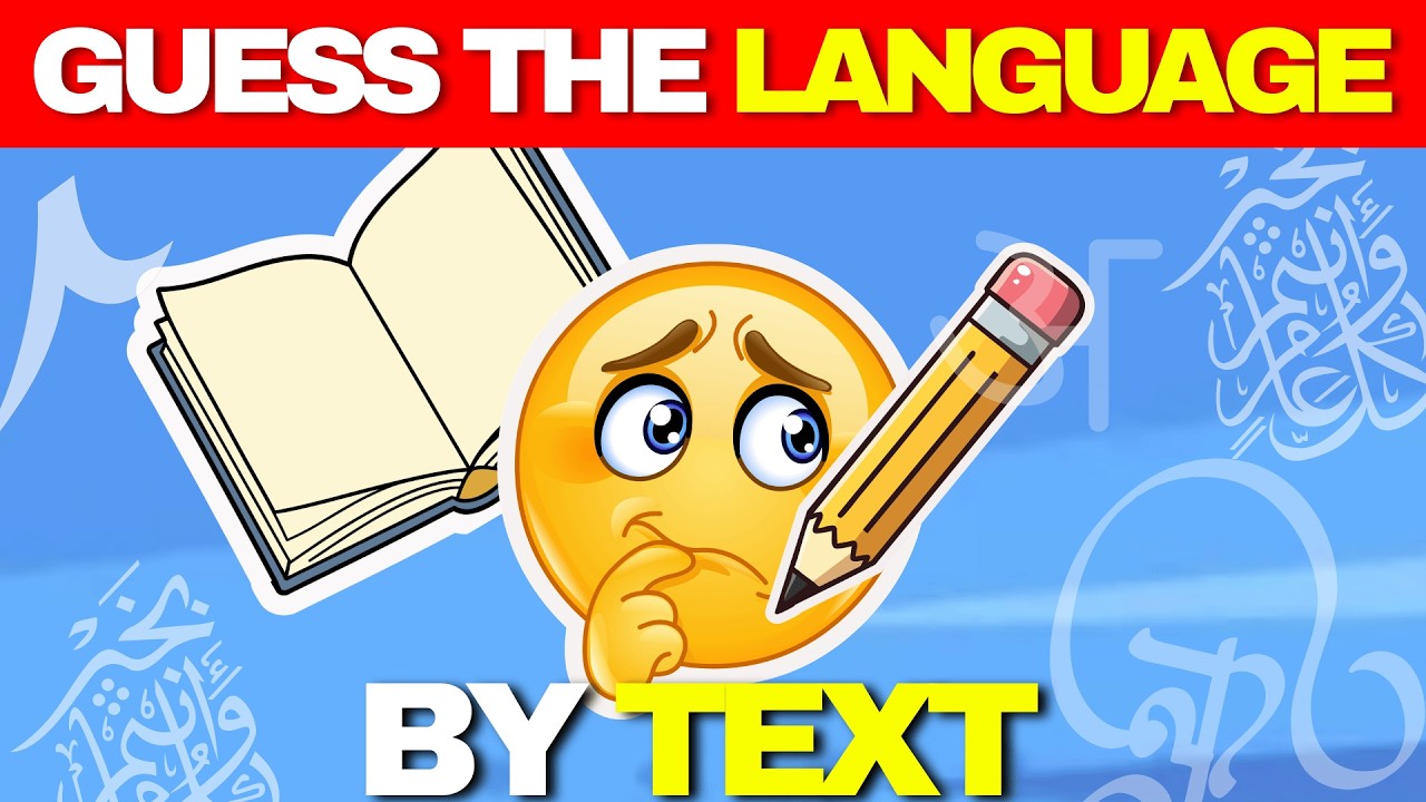 Guess The Language Challenge  📝 | World Languages Puzzle