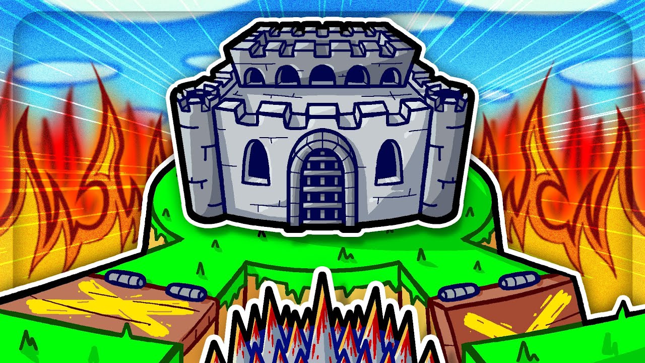 Using INSANE Traps To Defend My Castle