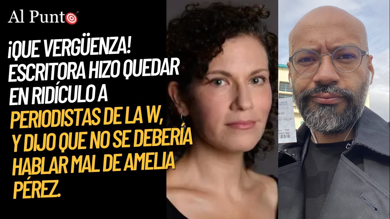 ¡Qué vergüenza! Escritora dejó muy mal parados a periodistas de la W por tema de próxima fiscal