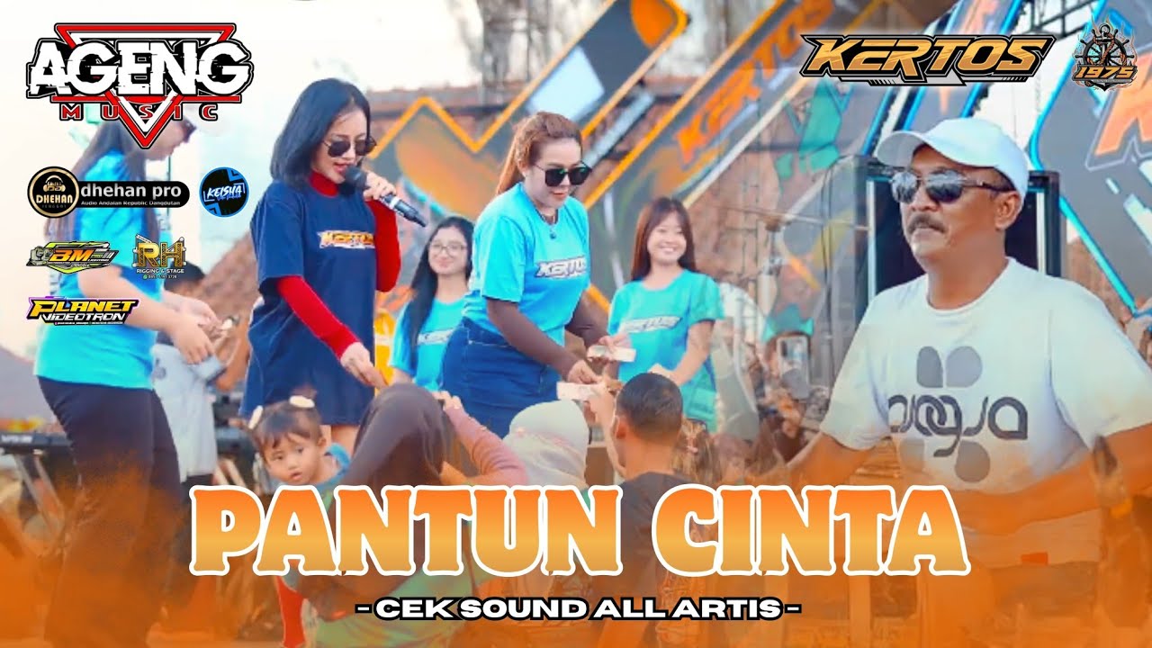 PANTUN CINTA  CEK SOUND ALL ARTIS - AGENG MUSIC - LIVE IN KERTOS 2026
