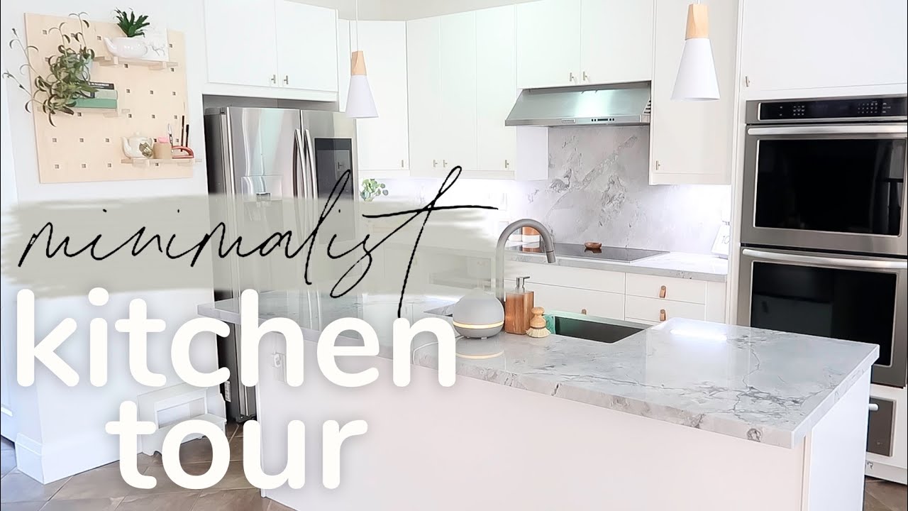 Organized Kitchen Tour | Minimalist Kitchen! 3 kitchen Organization ideas !