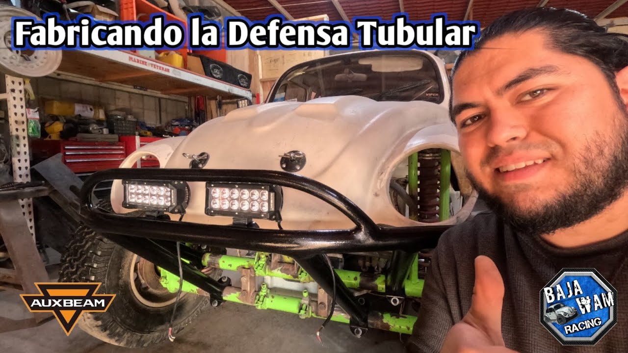 Asi quedó la Defensa Tubular de mi Vocho Baja WAM!!