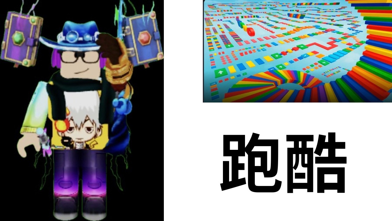 roblox跑酷(第一次用電腦拍影片)