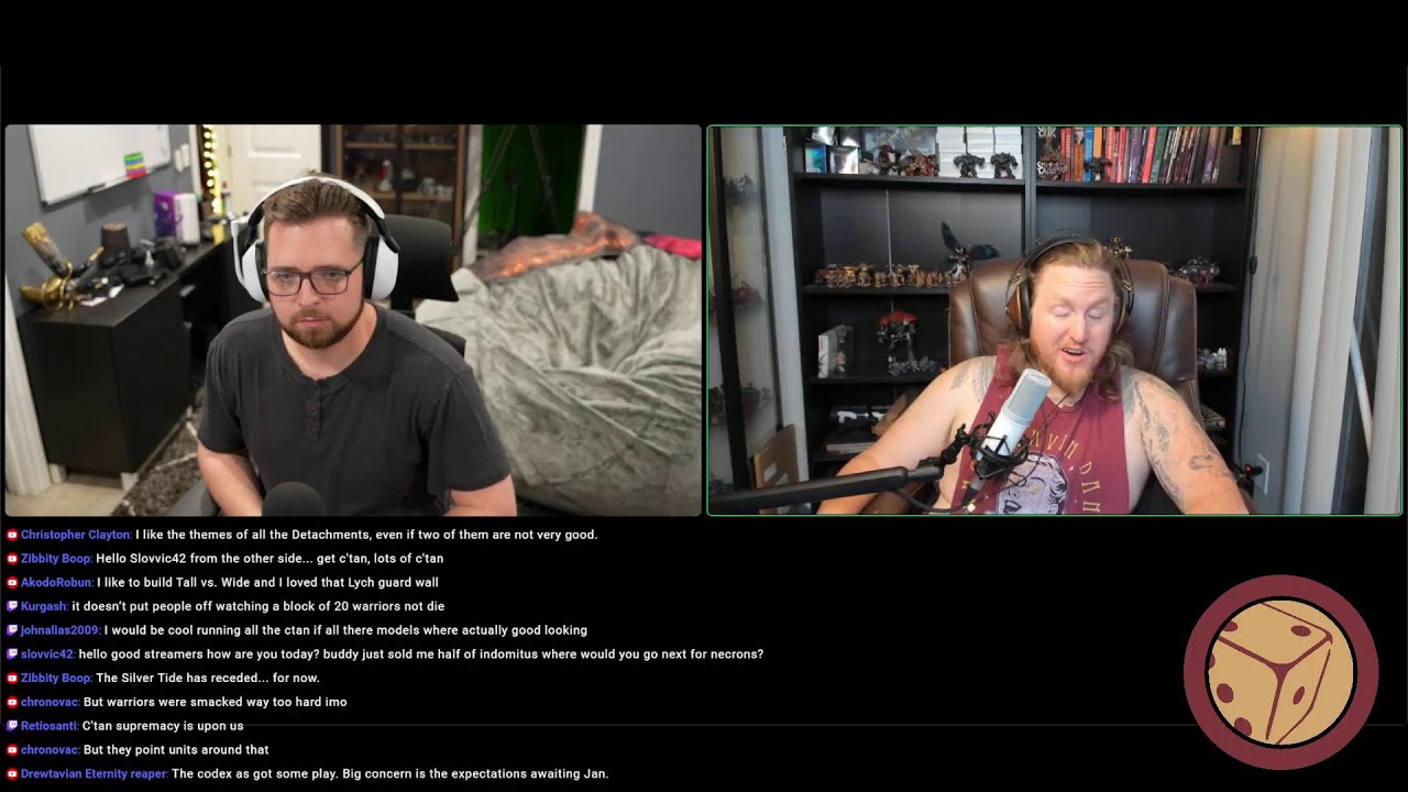 Talking the NEW NECRON CODEX w/ Bricky and Garrett