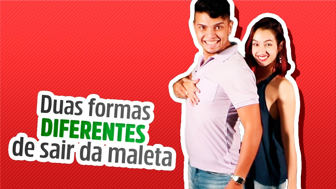 DUAS FORMAS DIFERENTES DE SAIR DA MALETA - LUAN CORREIA E ADRIANA GOMES