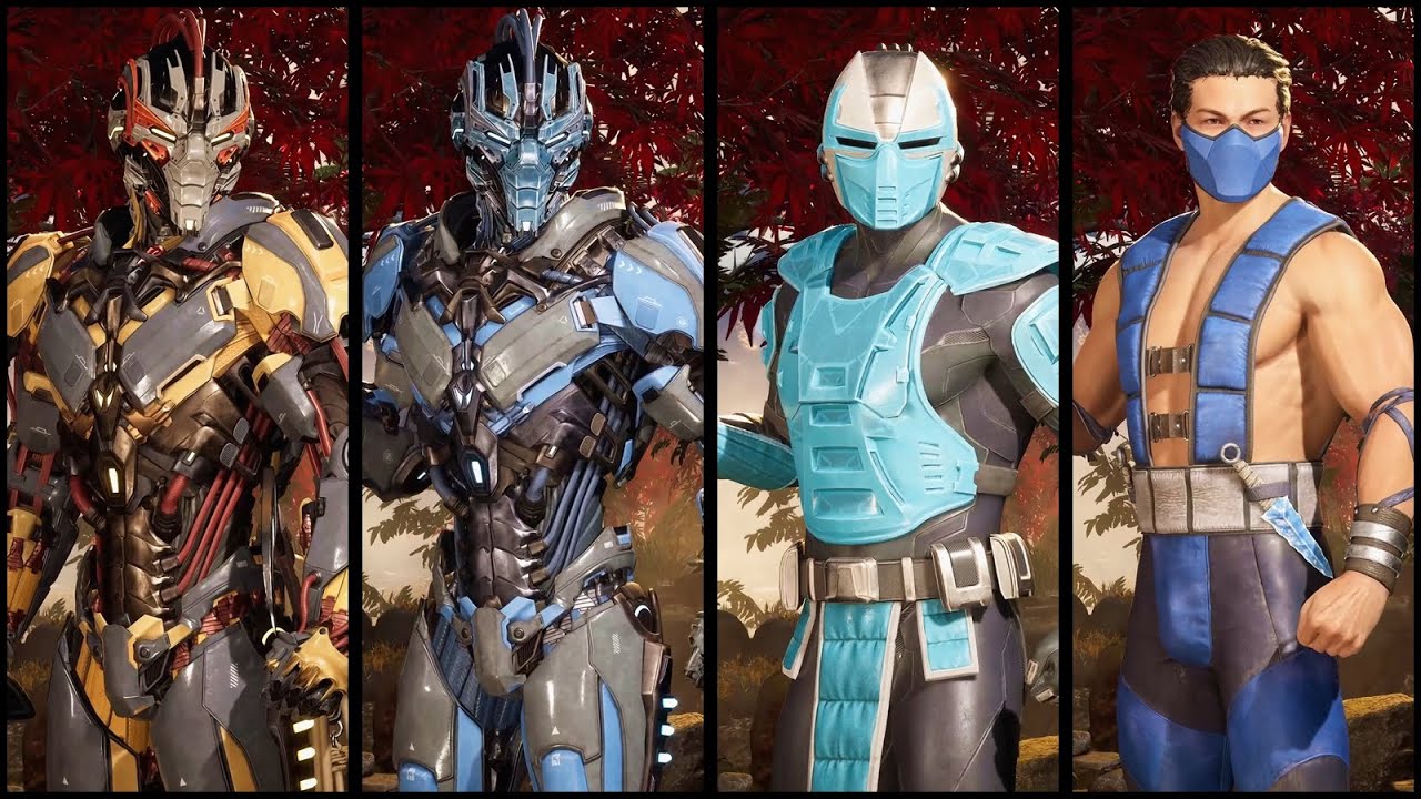 MK11 & UMK3 Cyber Scorpion & Sub-Zero / MK3 Kameo Sub-Zero - Skin Mod Showcase - Mortal Kombat 1