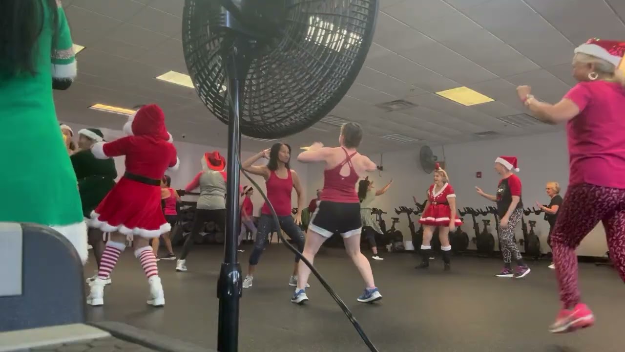 Zumba Christmas Party at the Fitness Club! 🎄💃