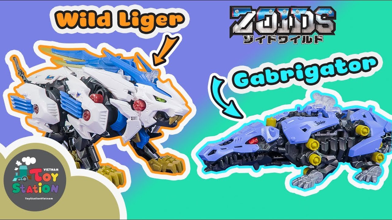 Zoids Thú Vương Đại Chiến Wild Liger và Gabrigator ToyStation 342