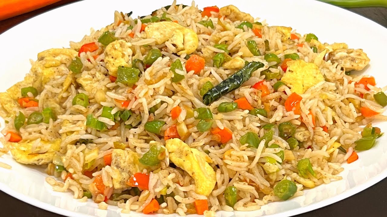 Egg Rice Without Sauce - Egg Fried Rice - Fried Rice Recipe #shorts #youtubeshorts #ytshorts #rice