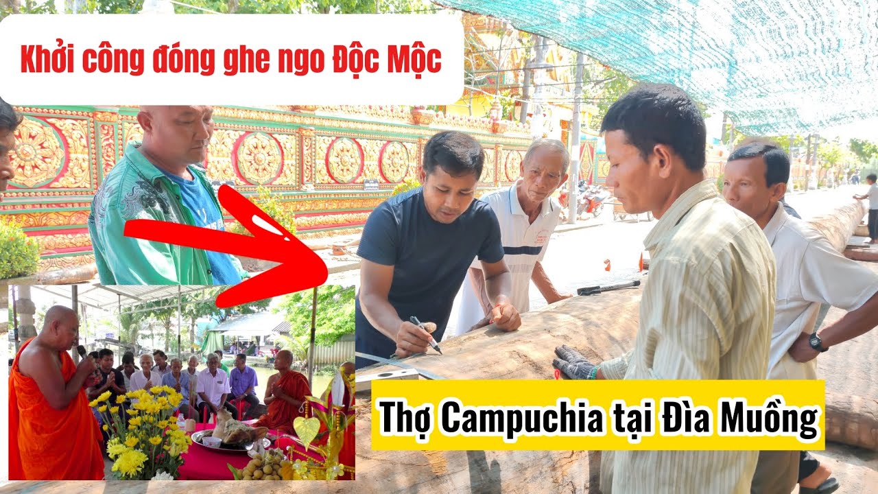 Ghe ngo độc mộc chính thức khởi công đóng tại Đìa Muồng 2026