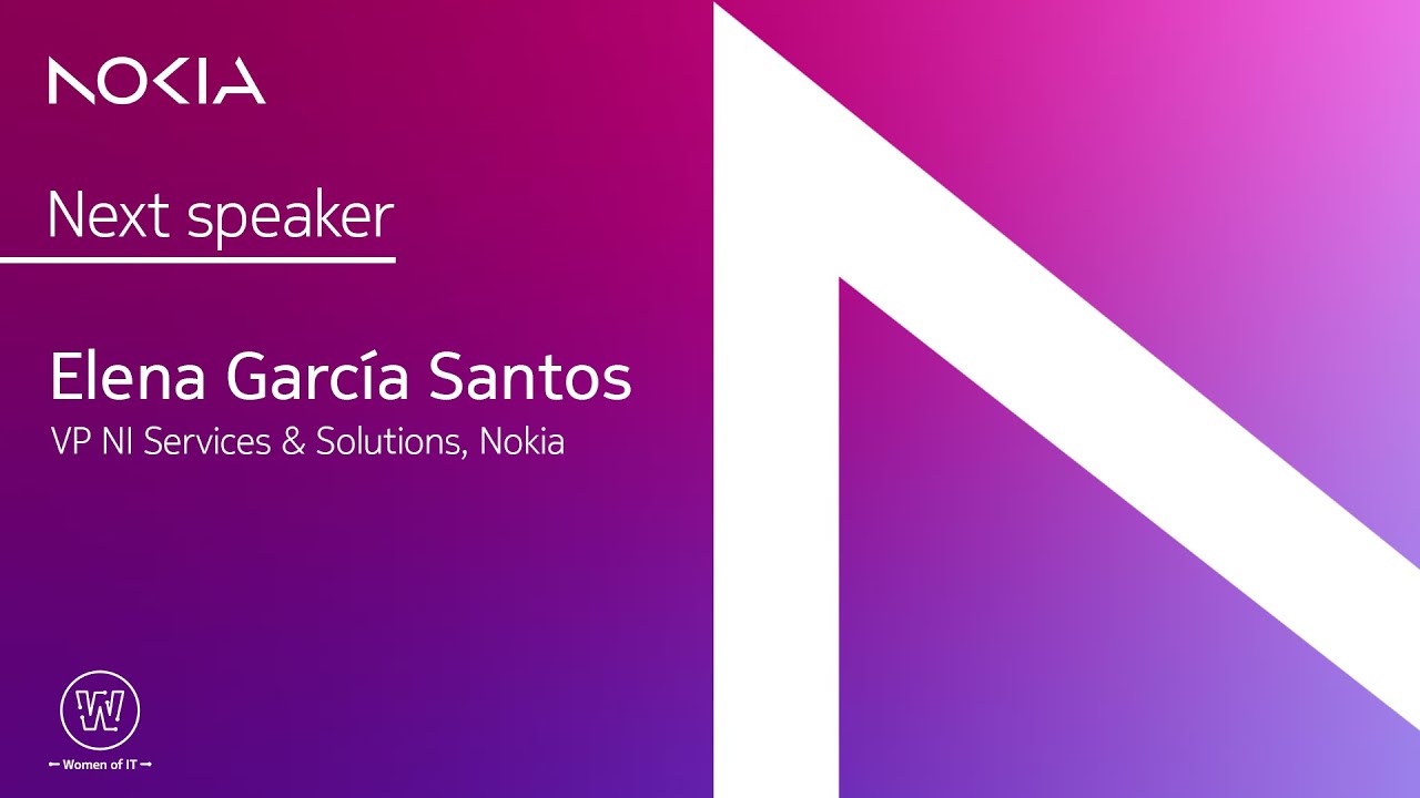 Elena García Santos​ - Welcome to Nokia (EN) at Women of IT Conference 2025
