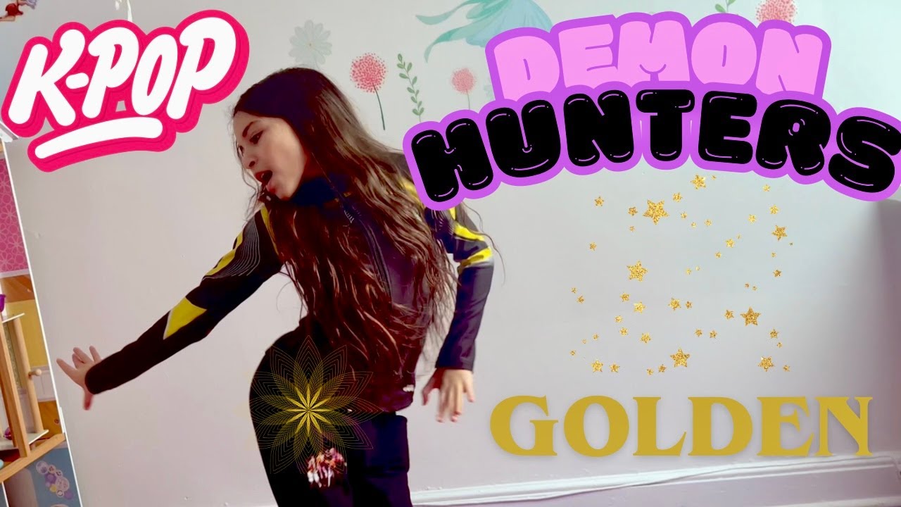 KPop Demon Hunters In My Room | “Golden” - HUNTR/X Dance Performance by Valentina