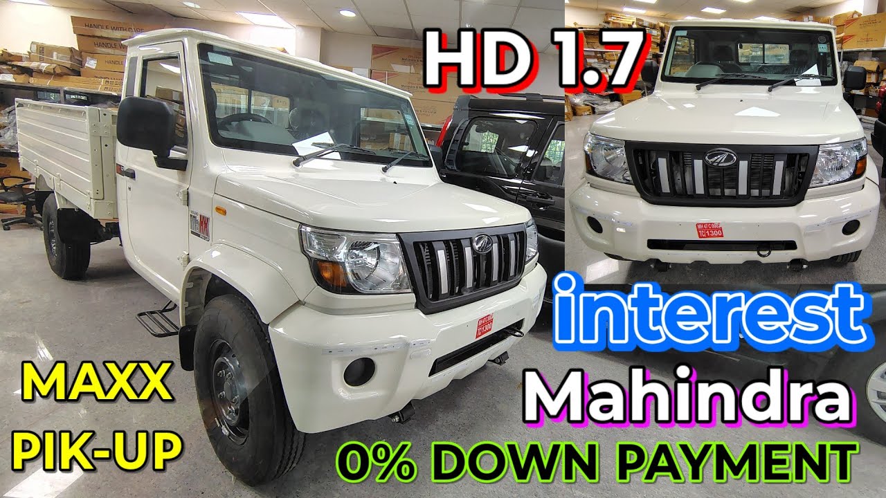 Mahindra MAXX HD PIK-UP 1.7LX // EMI // FINANCE BANK BEST DISCOUNT Mahindra pickup HD PIK-UP Down 