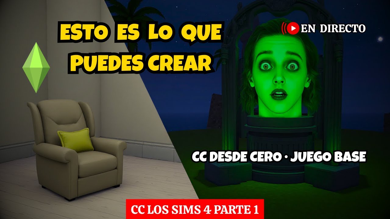 🔴 El Comienzo del CC desde Juego Base y No Es lo que Esperas 😱 #LosSims4 #CC