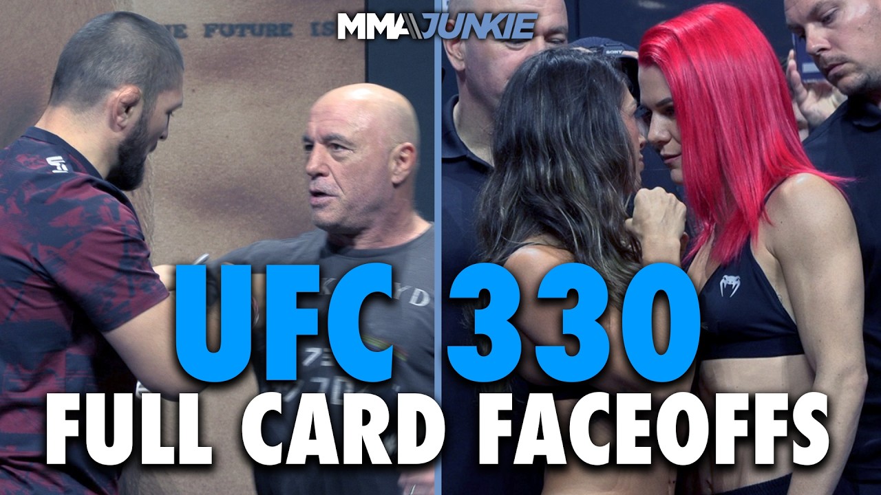 UFC 330 full card final faceoffs: Makhachev vs. Garry, Dern vs. Robertson, more