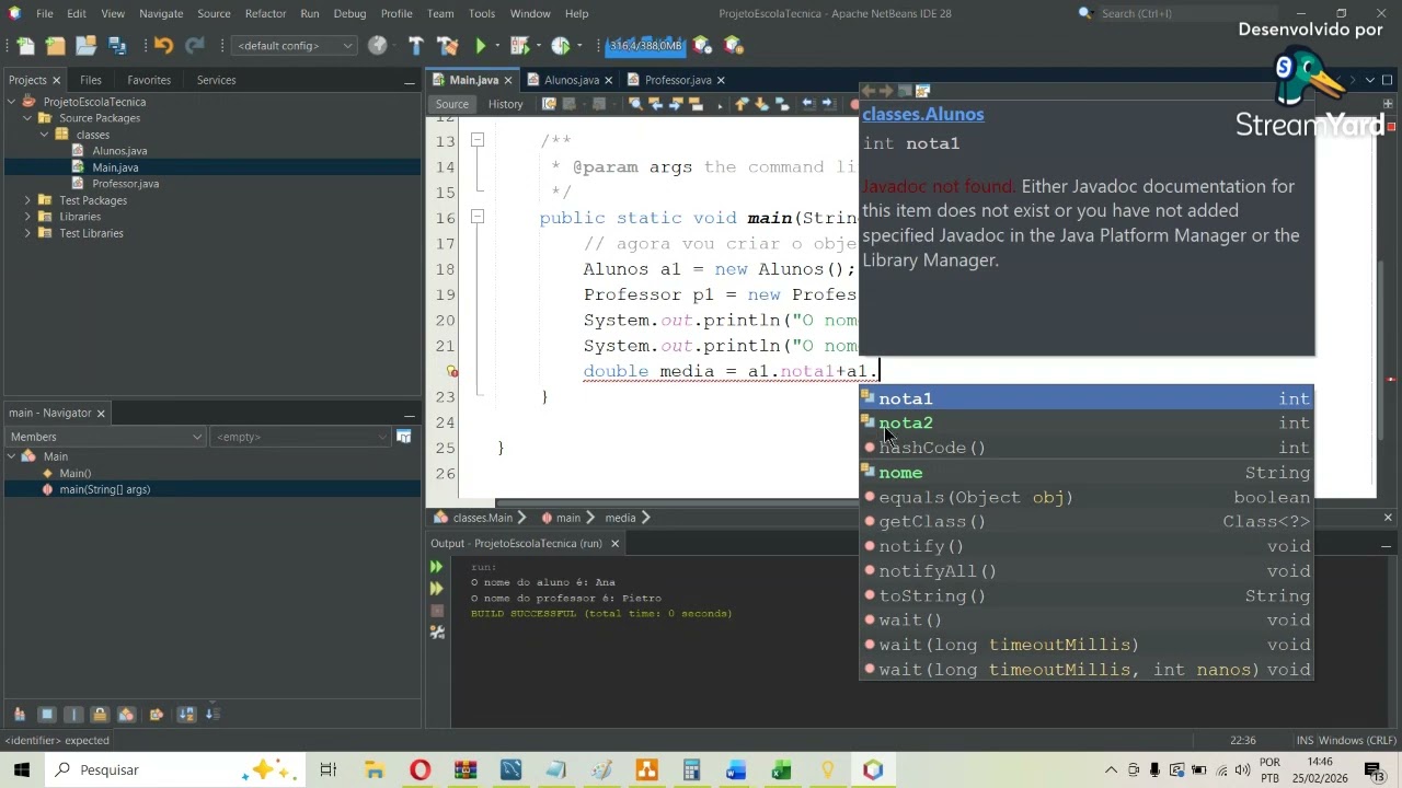 Conceitos Fundamentais e prática POO - Programação Orientada a Objetos com JAVA