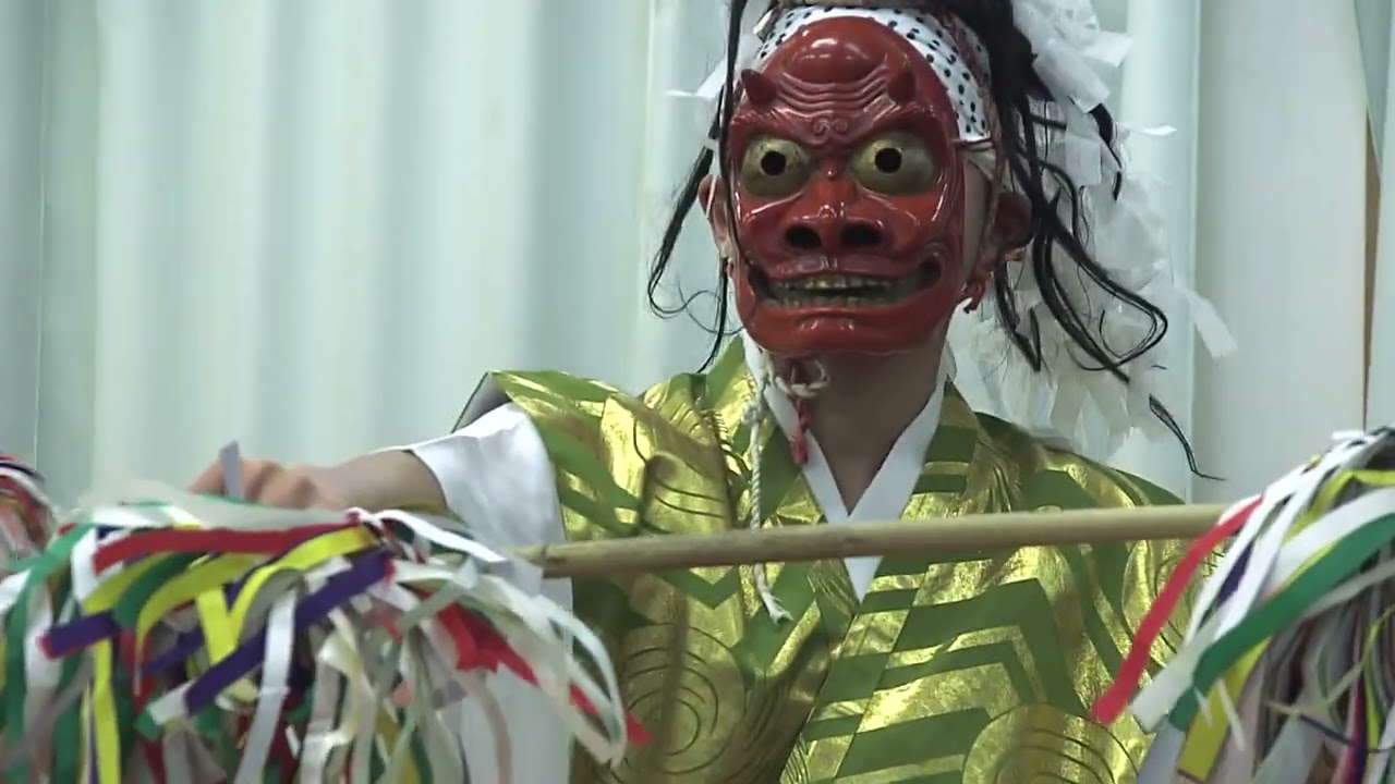 伝統を紡ぐ　“子どもたち”　江田神社神楽