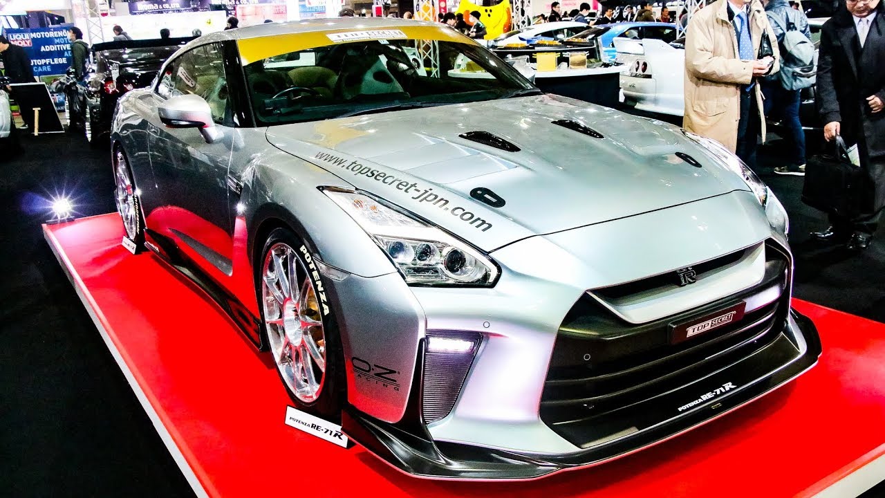 (HD)TOP SECRET NISSAN GT-R R35 custom トップシークレット GT-Rカスタム - TOKYO AUTO SALON 2019