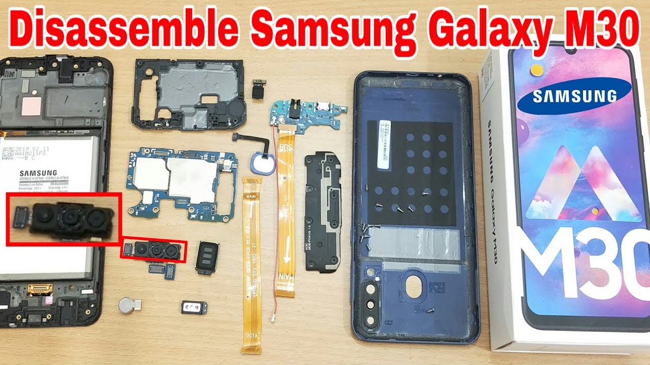 Teardown & Disassemble Samsung Galaxy M30 | Replacement All Internal Part Samsung Galaxy M30 🔋🔌🔊