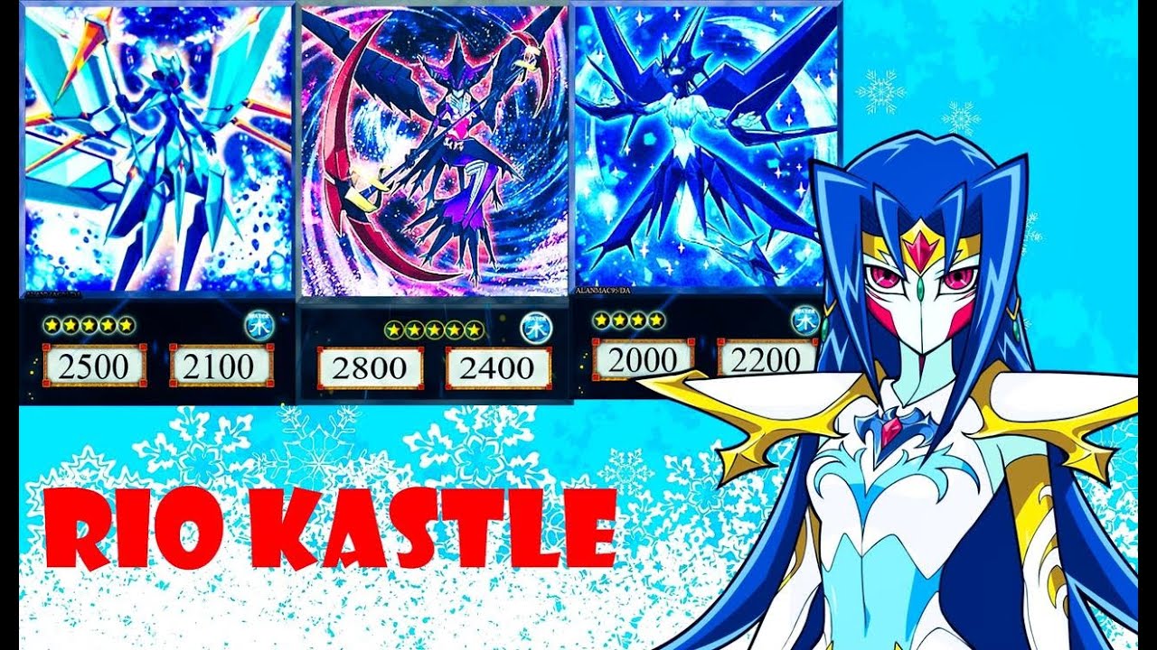 (YGOPRO)Ice Winged Beast deck,Rio Kastle,Yu-Gi-Oh! ZEXAL,(Abyss Keeper new)