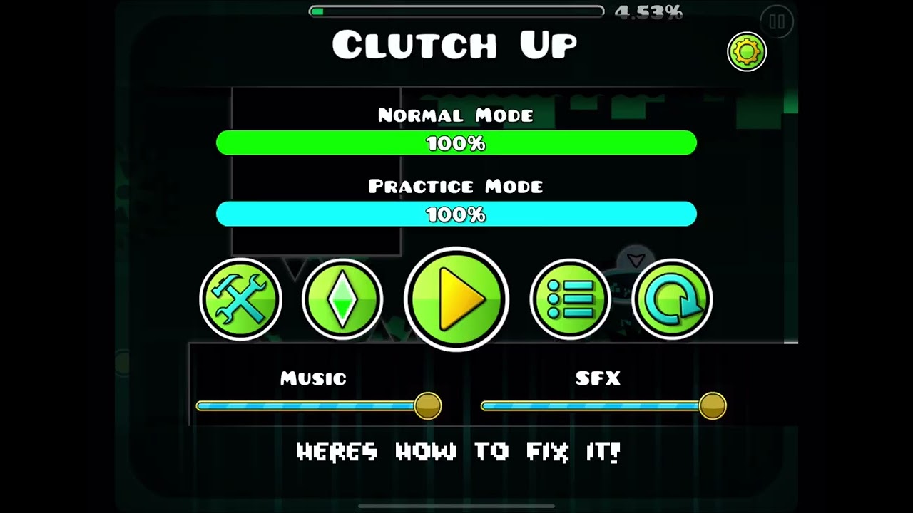 Progress Bar Glitch (HOW TO FIX!) | Geometry Dash 2.2